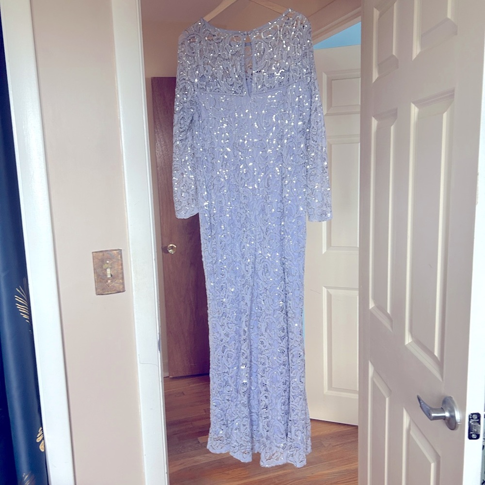 Formal sequined long dress